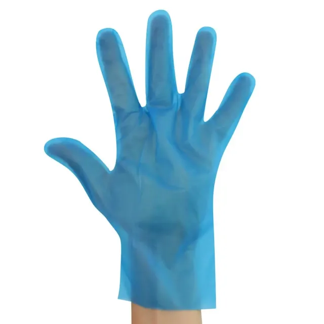 Hygostar Allfood Thermosoft TPE-Handschuhe blau 10-XL 2000 St