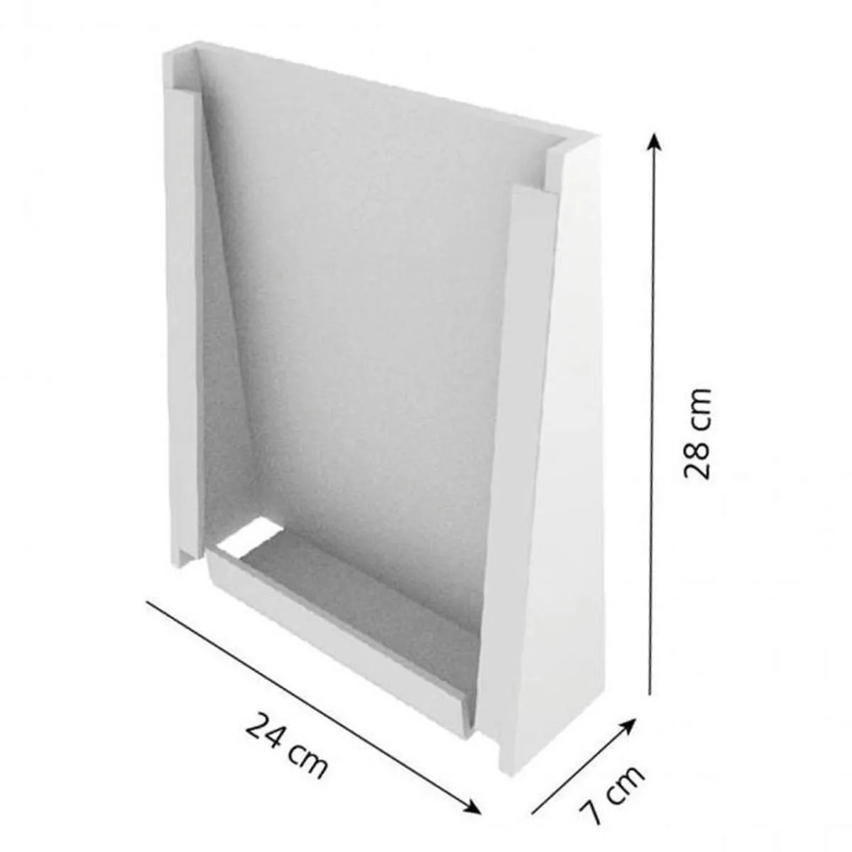 Hygoclean Handschuhspender Edelstahl Wand 24x28 cm
