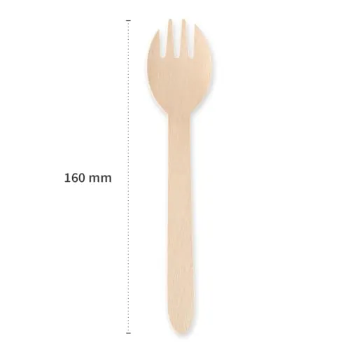 NatureStar Holz Göffel 16 cm 2000 Stück FSC