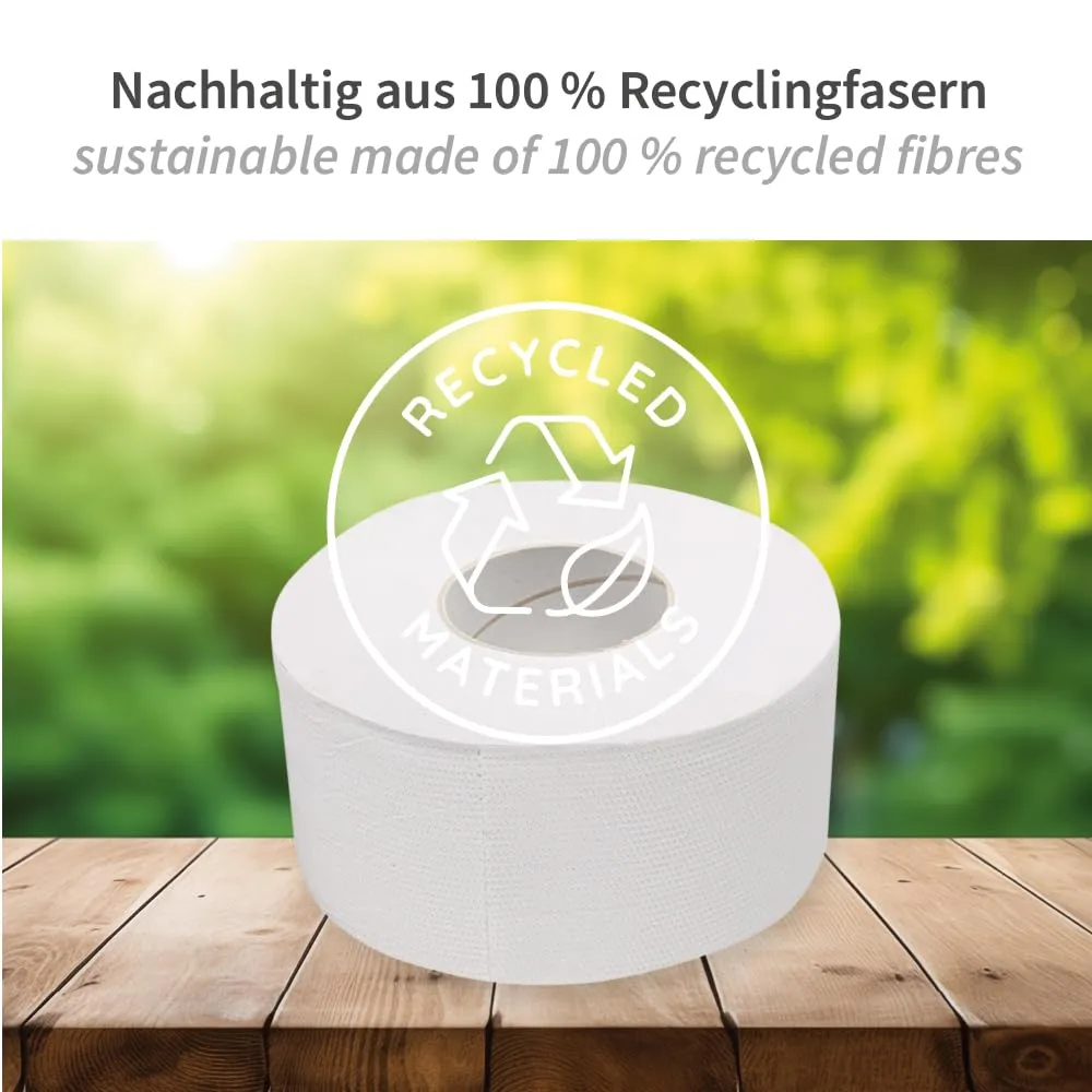 Hygoclean Jumbo Toilettenpapier 12 Rollen 2-lagig