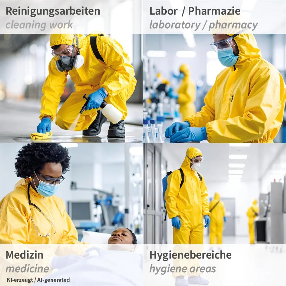 Hygostar ChemicalStar Overall Typ 3B-6B gelb XXXL 10 Stück