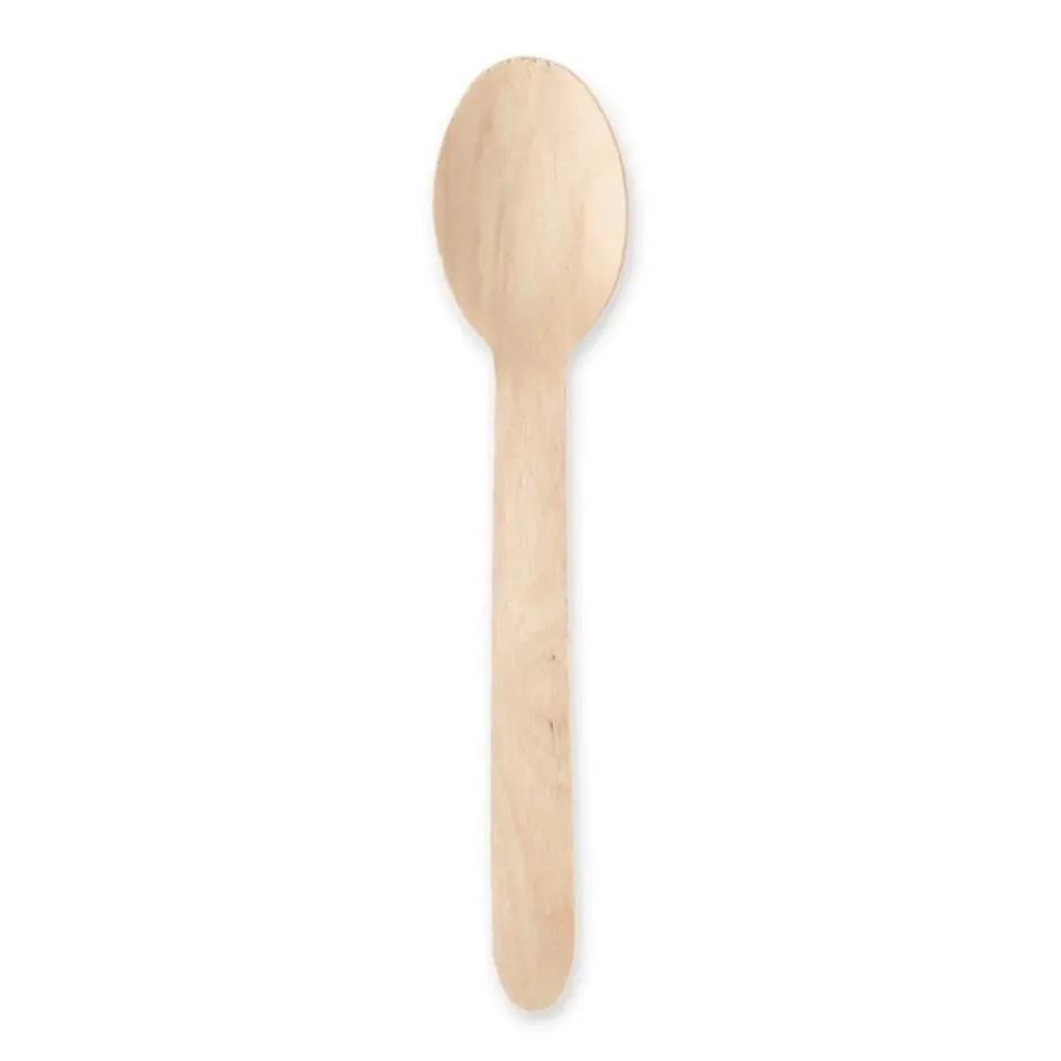 NatureStar Holz Löffel 16 cm 2400 Stück Spenderbox
