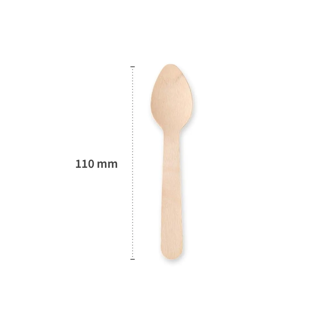 NatureStar Holz Kaffeelöffel 11 cm 2700 Stück Box