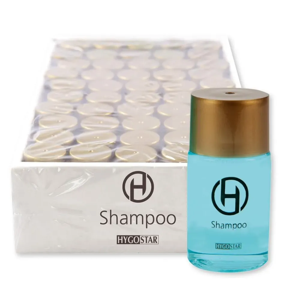 Hygostar Shampoo Flasche hellblau 500 Stück 25 ml Hotel