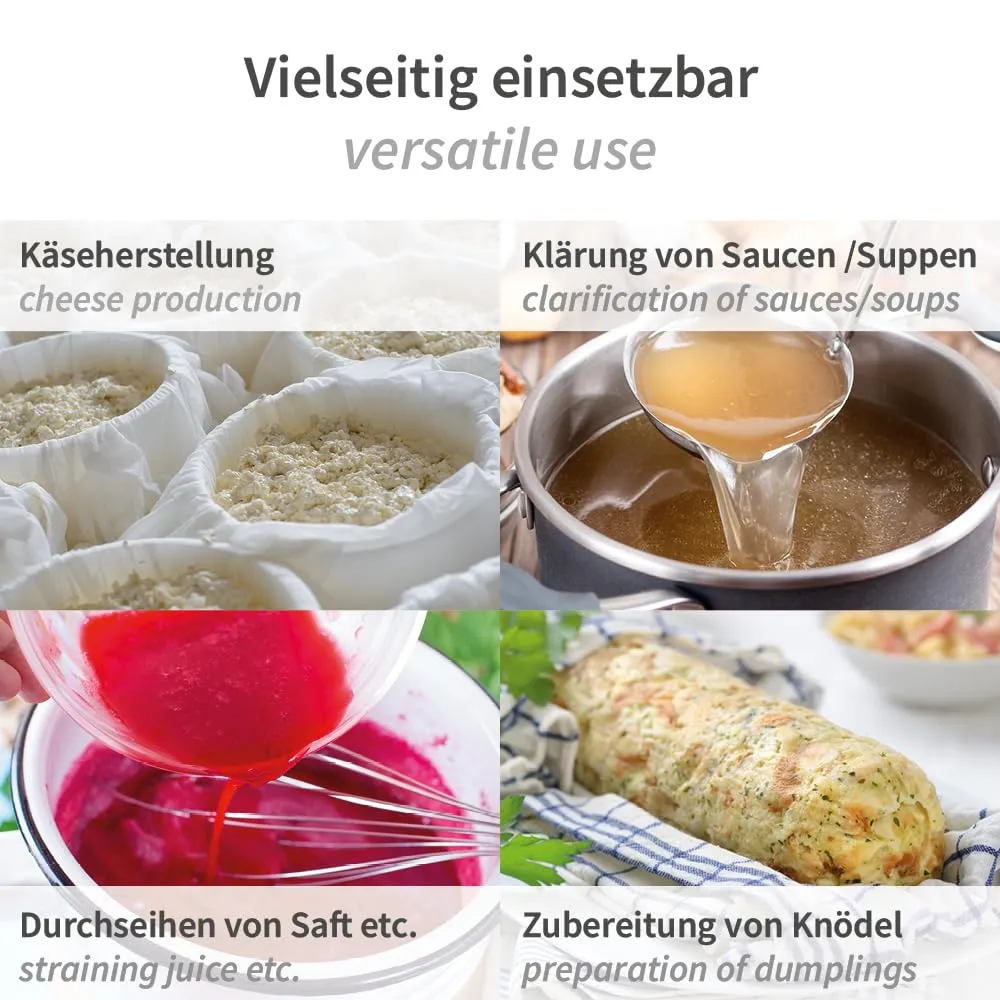 Franz Mensch Hygostar Filterstar Passiertücher 10er XL weiß
