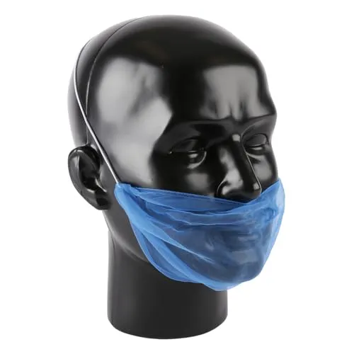 Hygostar Micromesh Bartschutz Nylon weiß 100 Stück latexfr