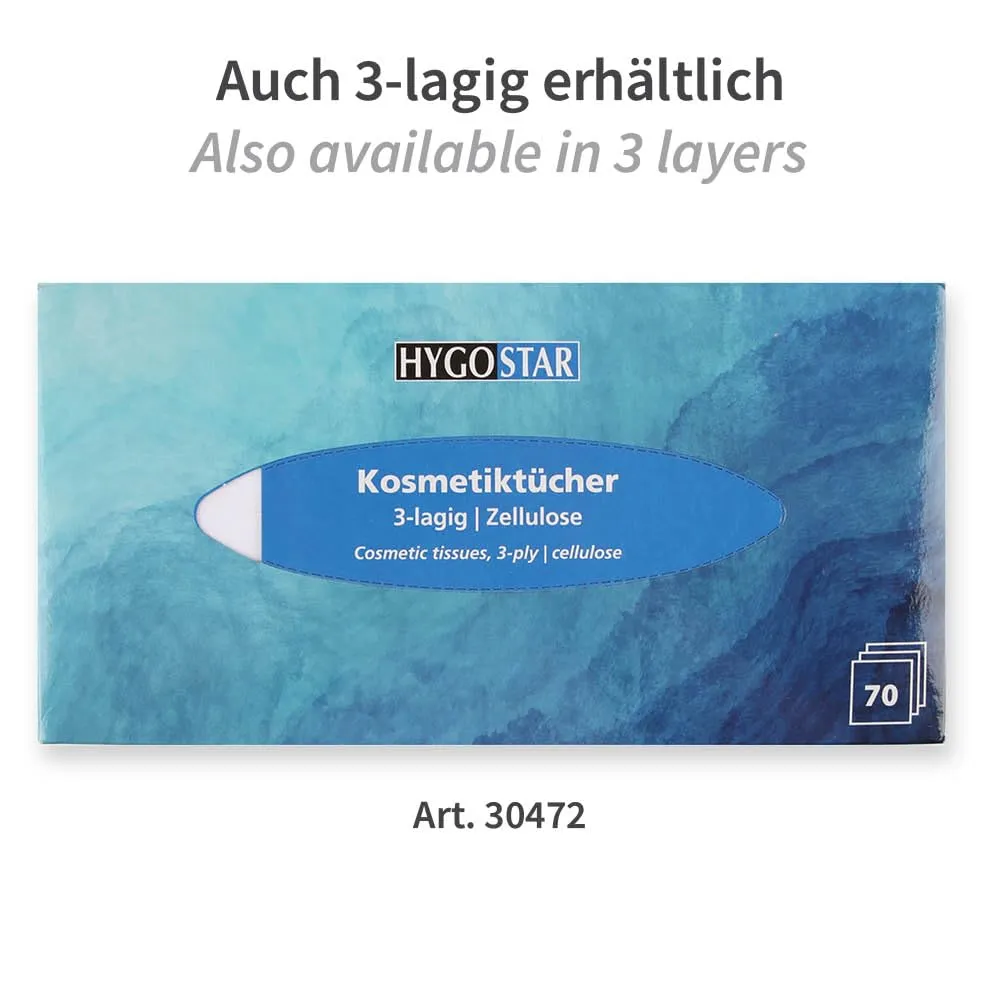 Hygostar Kosmetiktücher 2-lagig weiß 4000 Stück sanft
