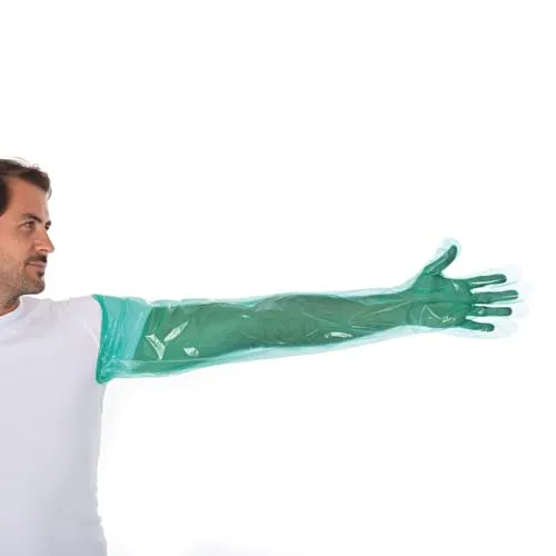 Hygostar Softline Long LDPE-Handschuhe grün 90 cm 2000 Stück
