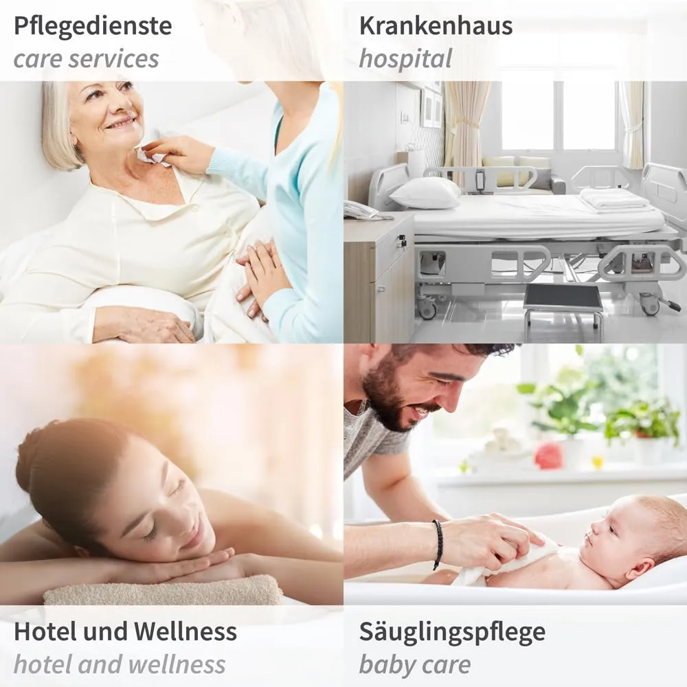 Hygostar Soft Waschhandschuhe Spunlace weiß 1000 Stück