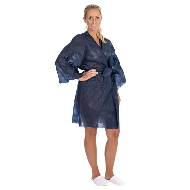 Hygostar Einweg-Kimono PP dunkelblau 100x140cm 100 Stück