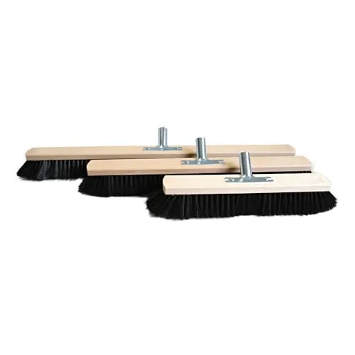 Hygoclean Saalbesen 40 cm schwarz 5 Stück Kunsthaar