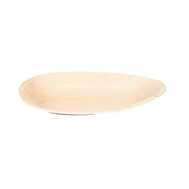 NatureStar Teller oval Palmblatt 26,5x16,5 cm natur 100 Stück