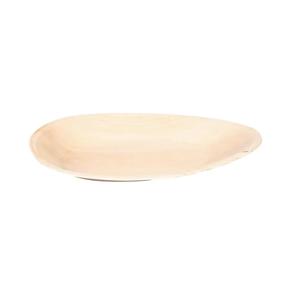 NatureStar Teller oval Palmblatt 26,5x16,5 cm natur 100 Stück