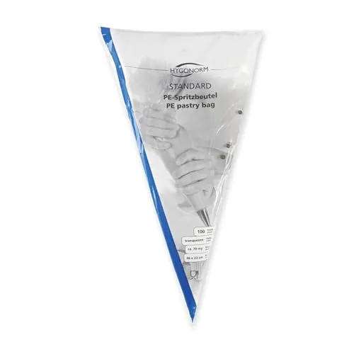 Hygonorm Spritzbeutel transparent 46x23 cm 1000 Stück