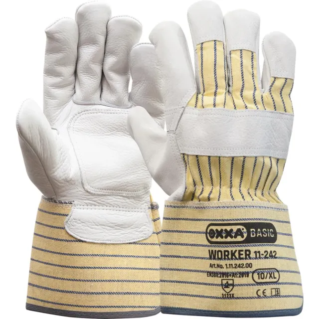 Oxxa Worker 11-242 Lederhandschuhe Chrom-6 frei