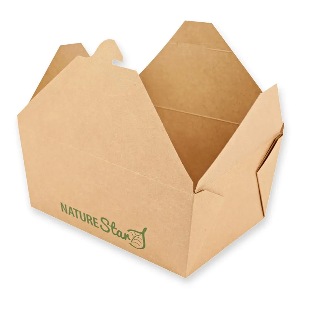 NatureStar Menu Foodbox Kraftpapier braun 160 St 21,5cm