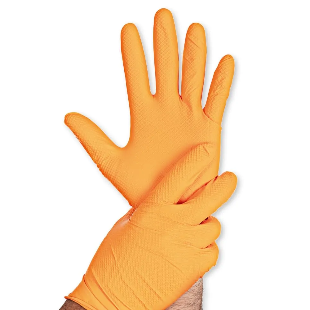 Hygostar Power Grip Light Nitrilhandschuhe 8/M 100 Stück blau