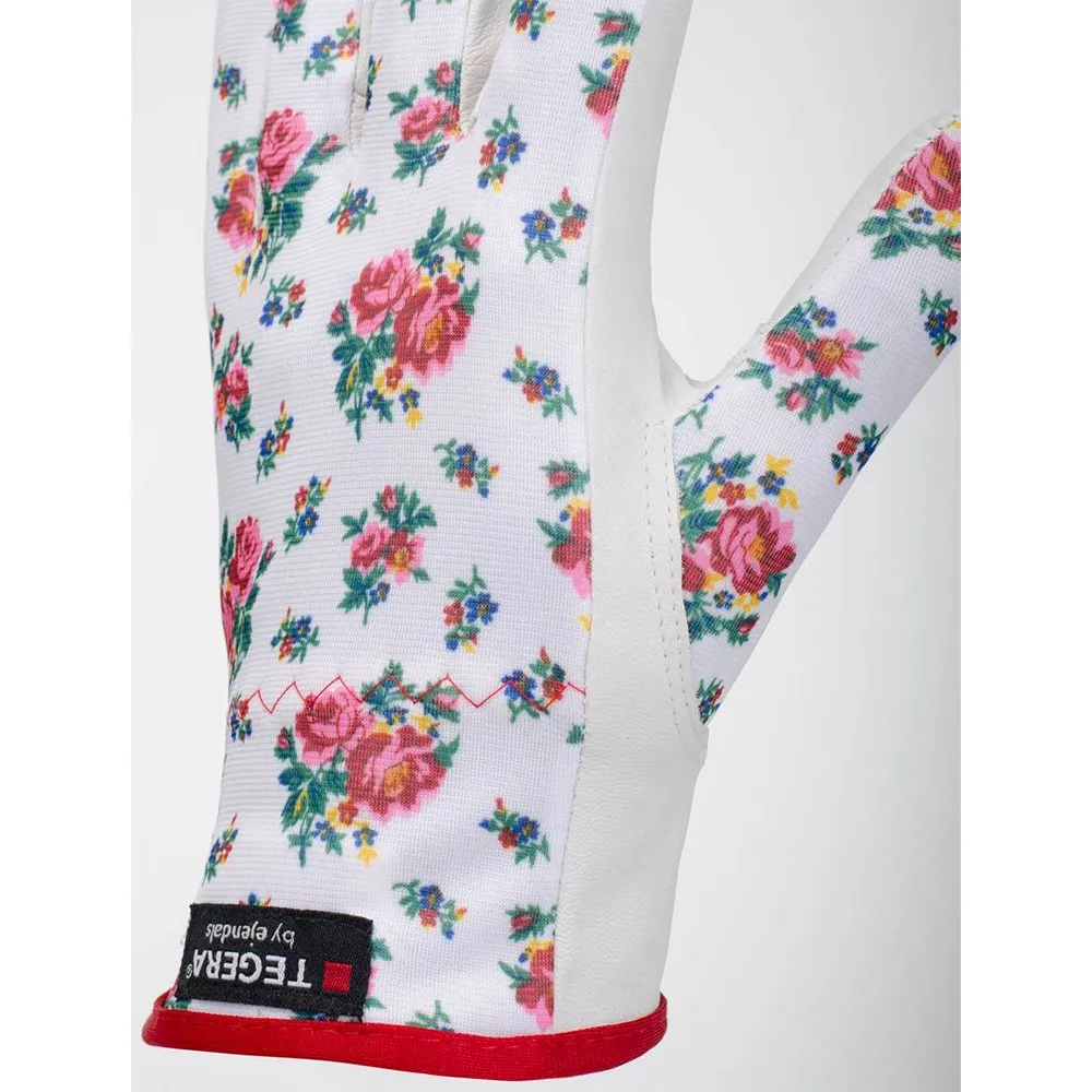 Tegera 90014 Lederhandschuh Größe 7 rot-weiß