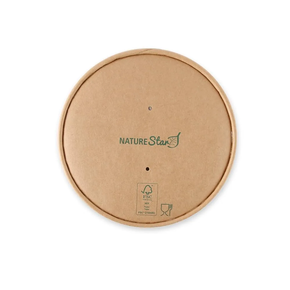 NatureStar Caesar Deckel Ø 18,5 cm 300 Stück PE-beschichtet