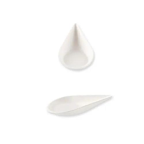 NATUREStar Fingerfood-Schalen Drop Zuckerrohr 1000 Stück weiß