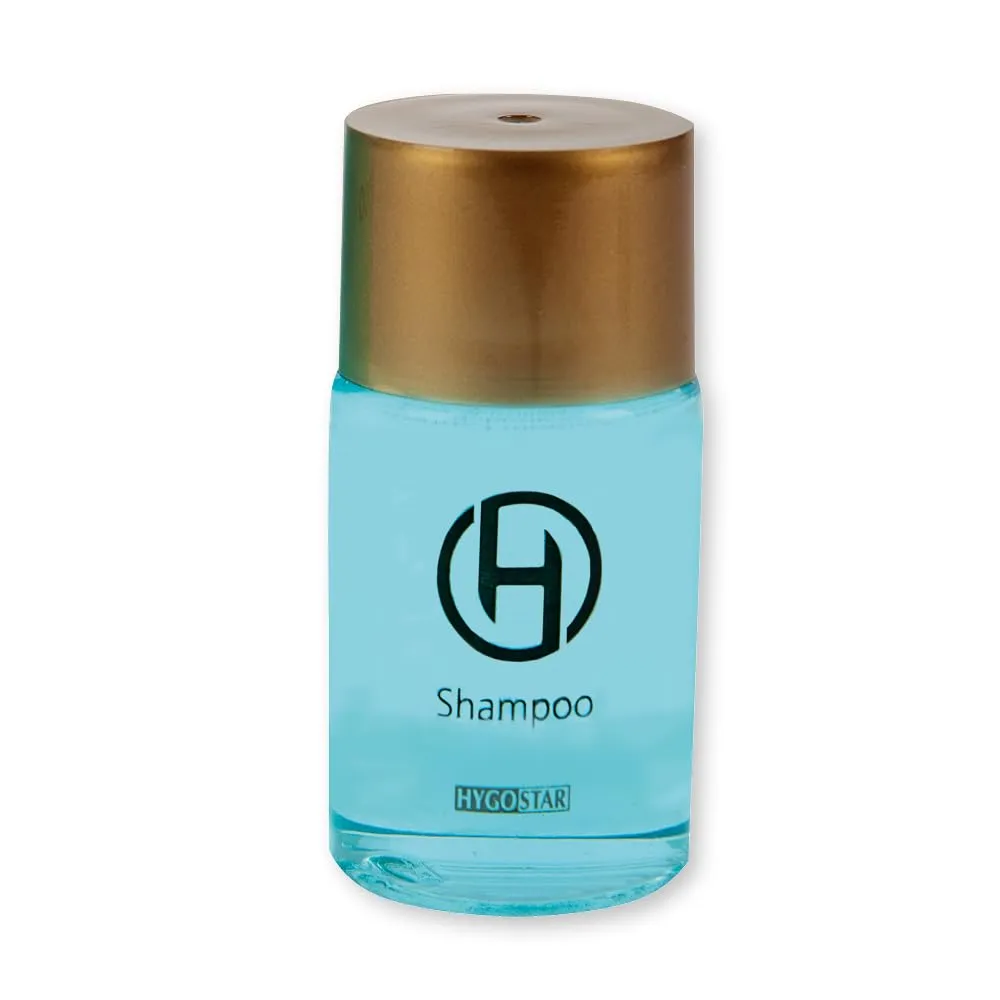 Hygostar Shampoo Flasche hellblau 500 Stück 25 ml Hotel