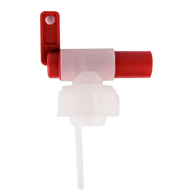 Hygoclean Abfüllhahn rot 11 cm Hahn 3 Stück dosierend