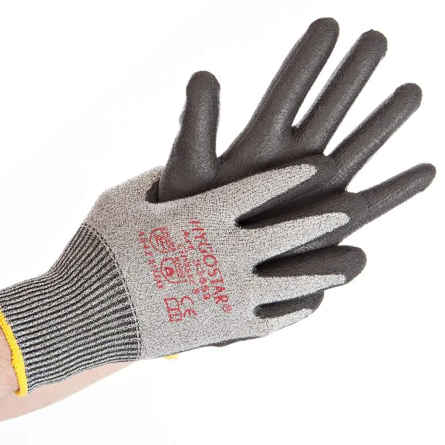 Hygostar Cut Safe 33619 Schnittschutzhandschuh XL PU schwarz
