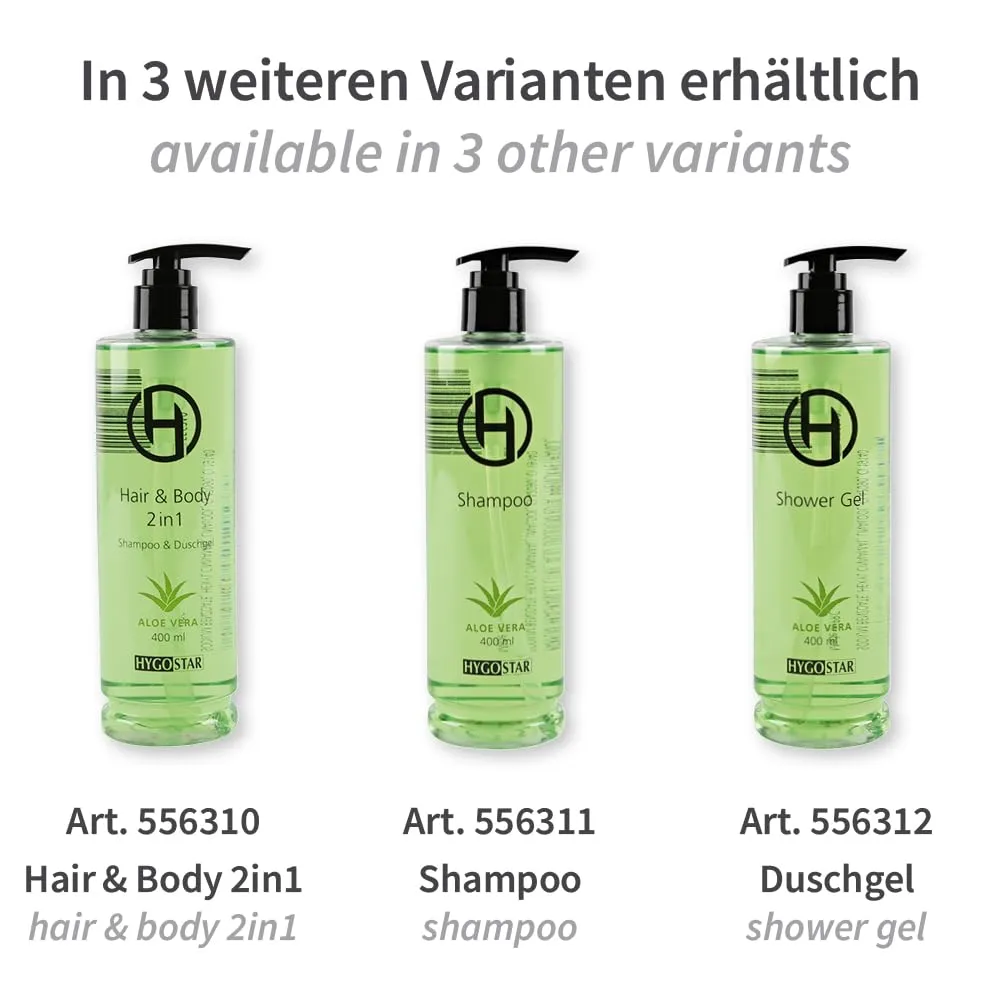 Hygostar Body Lotion Pumpspender 400 ml 30 Stück Aloe Vera