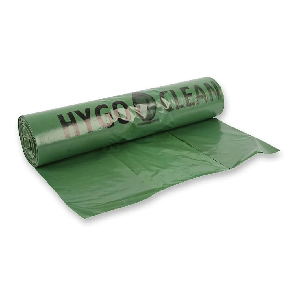 Hygoclean Light 70 l Müllsäcke 250 Stück grün LDPE