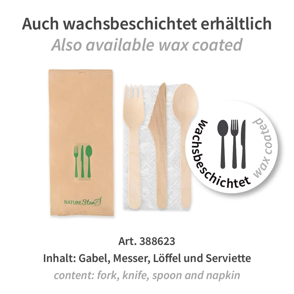 Franz Mensch NatureStar Bestecksets Triple Holz 500 Sets FSC