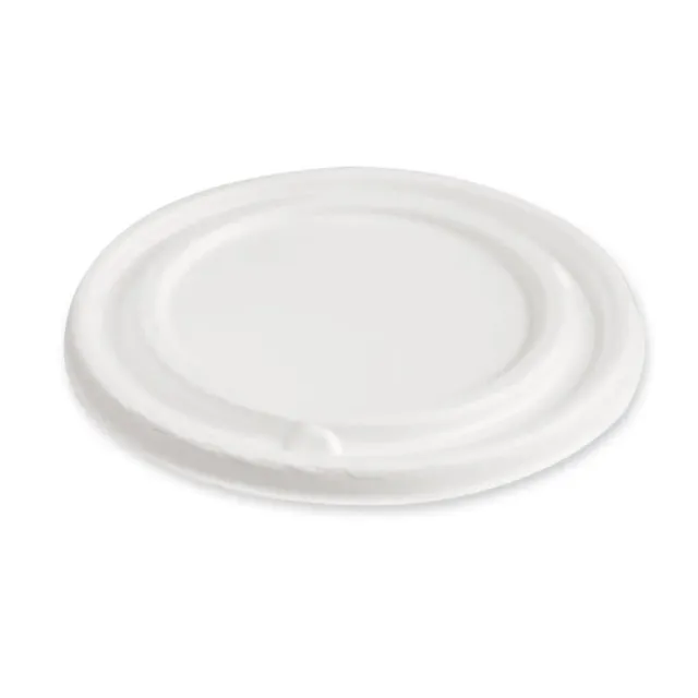 NatureStar Suppenbecher-Deckel Zuckerrohr 11 cm 500 Stück hitzebeständig