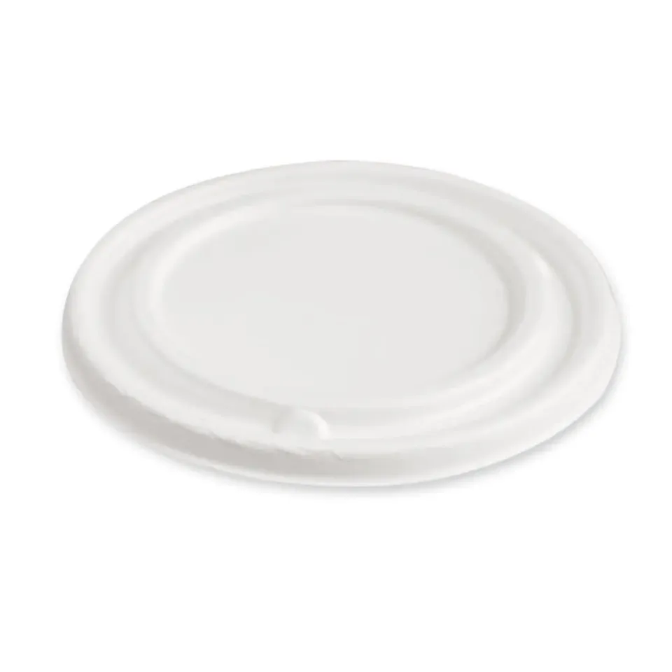 NatureStar Suppenbecher-Deckel Zuckerrohr 11 cm 500 Stück hitzebeständig
