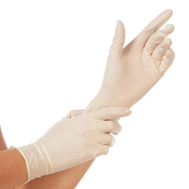 Hygostar Sense Latexhandschuhe M puderfrei 100 Stück griffig