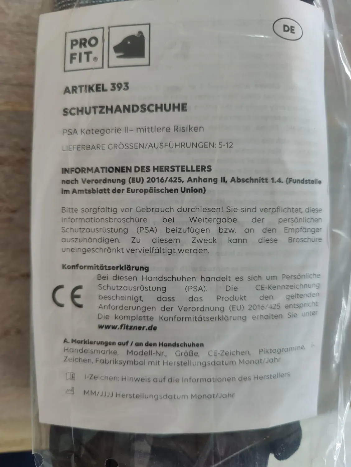 ProFit Nitrilschaum Arbeitshandschuhe Gr. 10 12 Paar