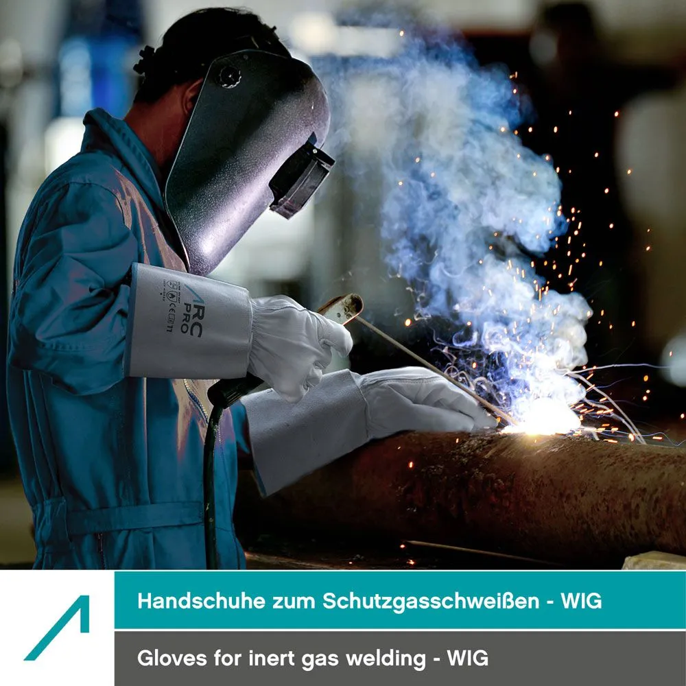 ACE ARC Pro Schweißerhandschuhe 1 Paar 10-XL Rindleder
