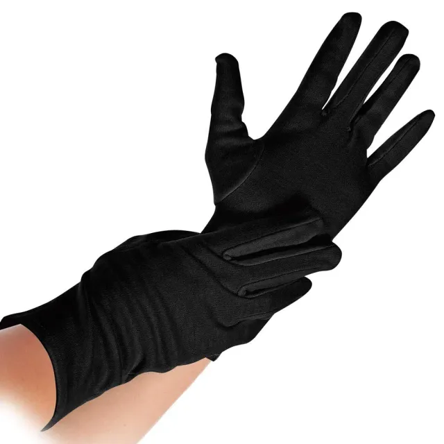 Hygostar Nero Baumwollhandschuhe schwarz XL 12 Stück