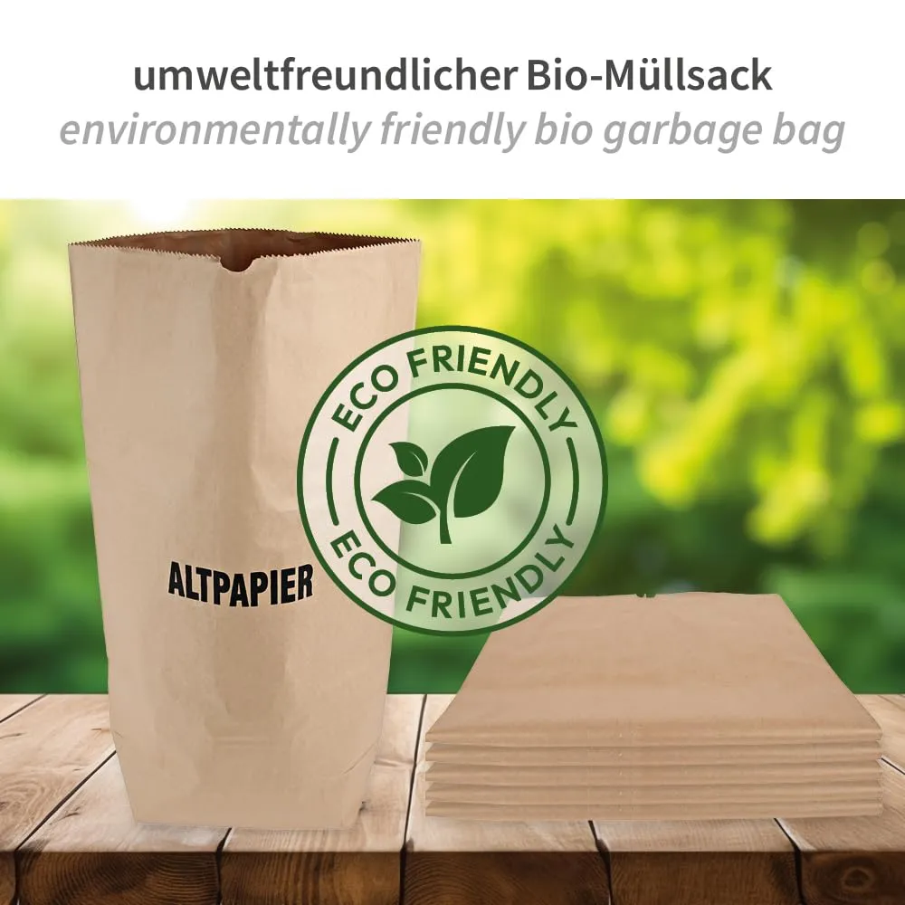 NATUREStar Papiermüllsäcke 80L Altpapier 100 Stück