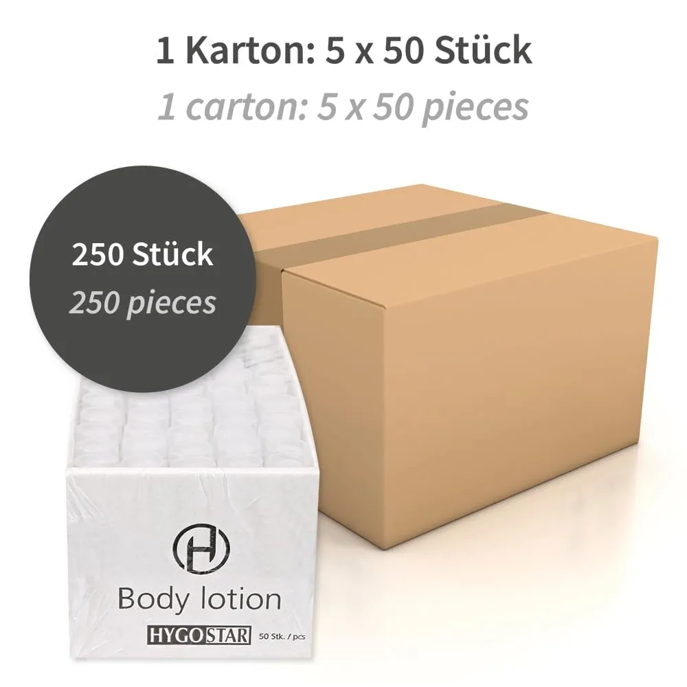 Hygostar Body Lotion Tube 30ml weiß 250 Stück Hotel