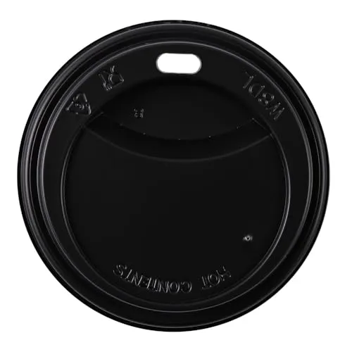 Hygostar Deckel 40053 mit Trinköffnung Ø 9 cm schwarz 1000 Stück PS