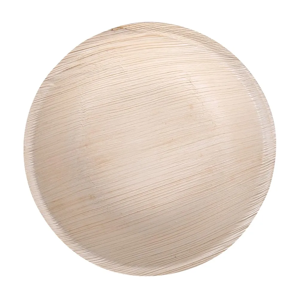 NATUREStar Schalen Palmblatt rund 400 ml 100 Stück Ø18 cm