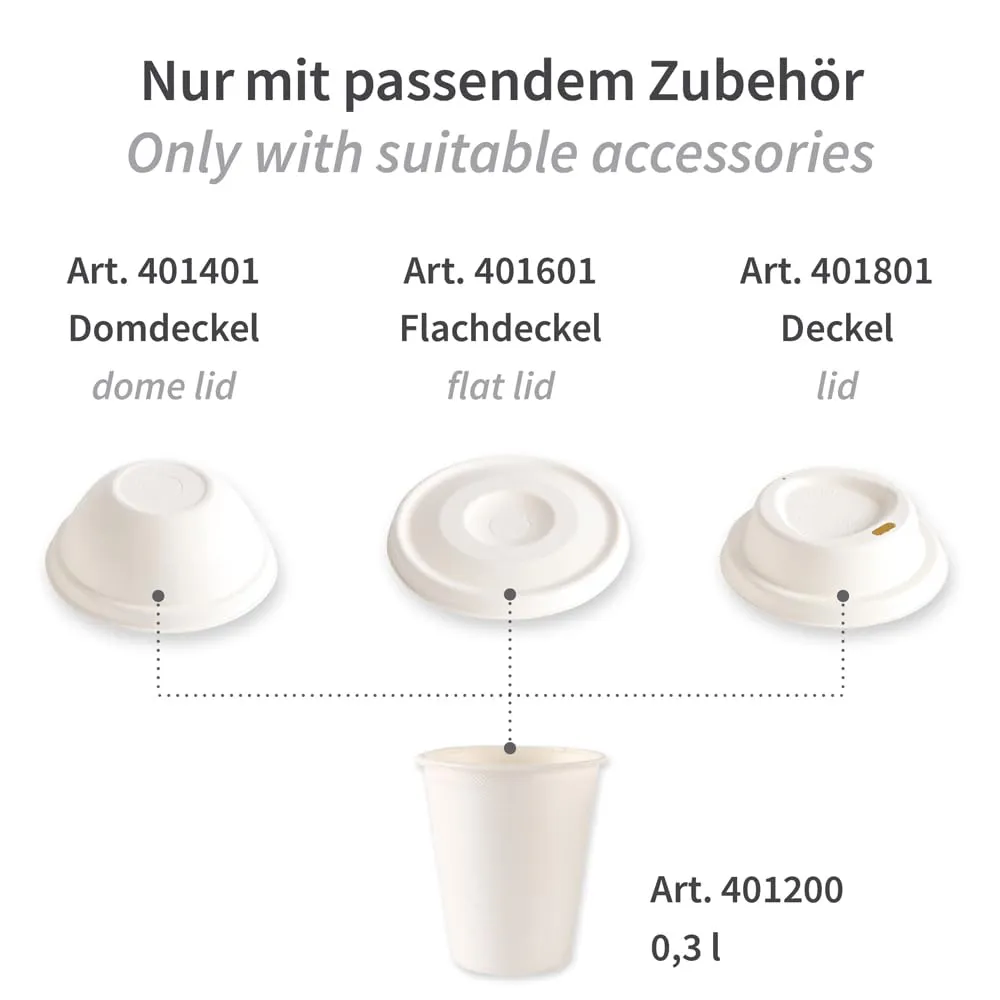 Franz Mensch NatureStar Kaffeebecher Zuckerrohr 300ml 1000er