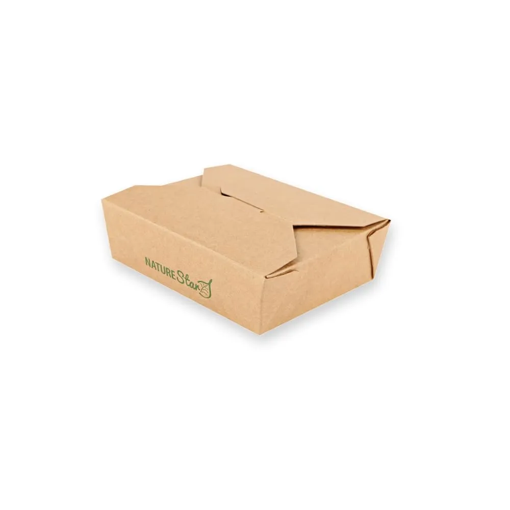 NatureStar Menu Foodboxen Kraftpapier braun 21,5 cm 200 Stück