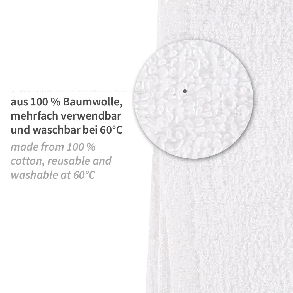 Franz Mensch Hygostar Eco Handtücher 10 Stück Baumwolle 50x100