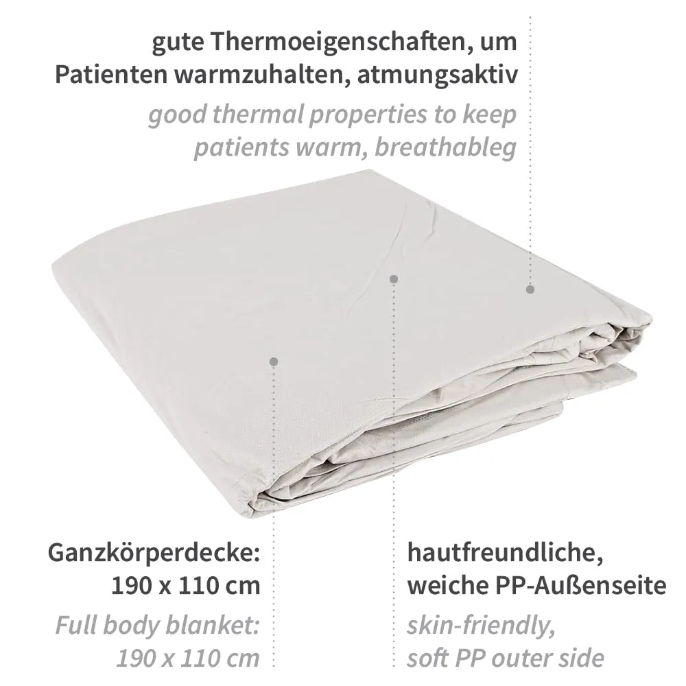 Hygostar Einmaldecke 12-lagig 190x110 cm 25 Stück weiß