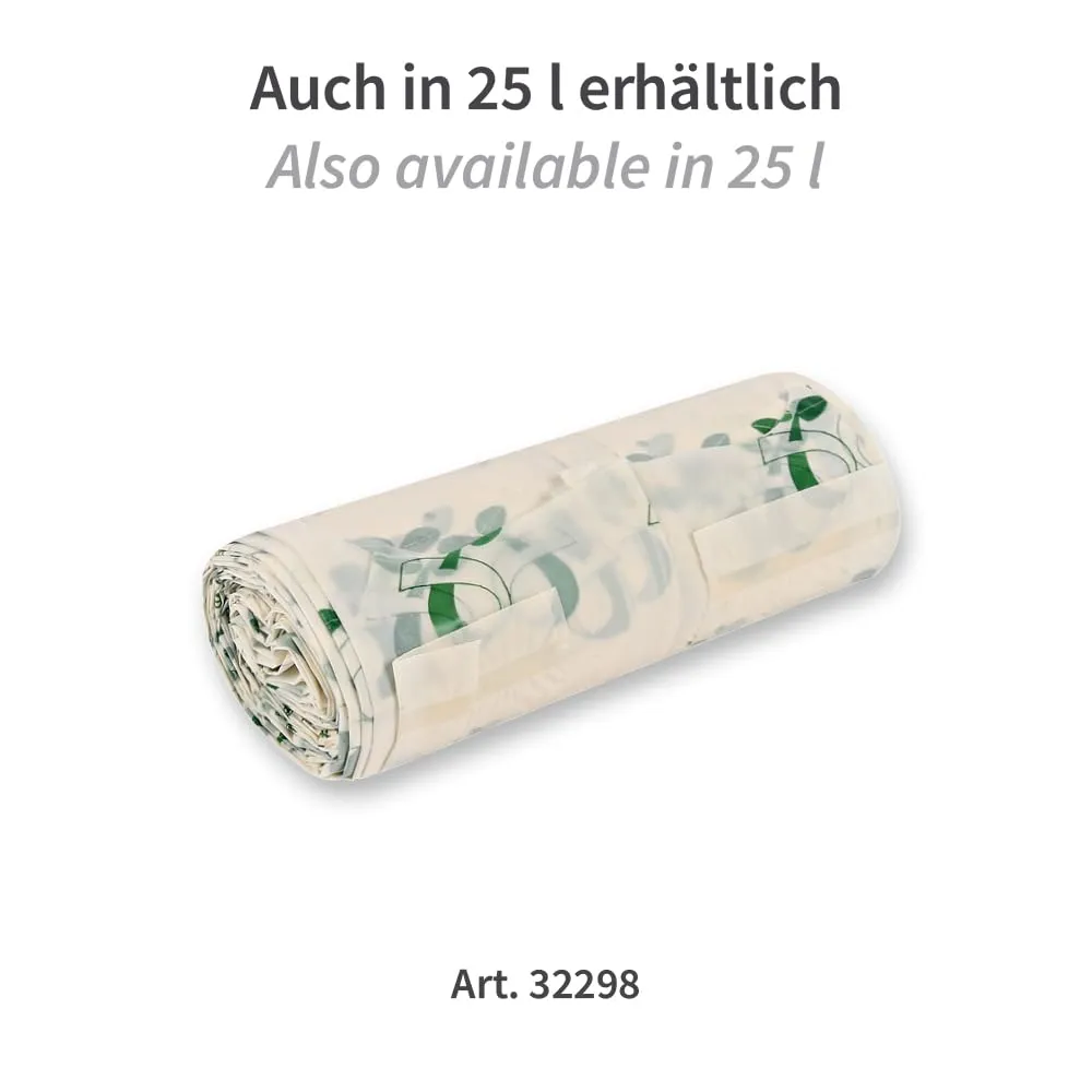 NatureStar Biomüllbeutel 15L 44x41cm 360 Stück kompostierbar