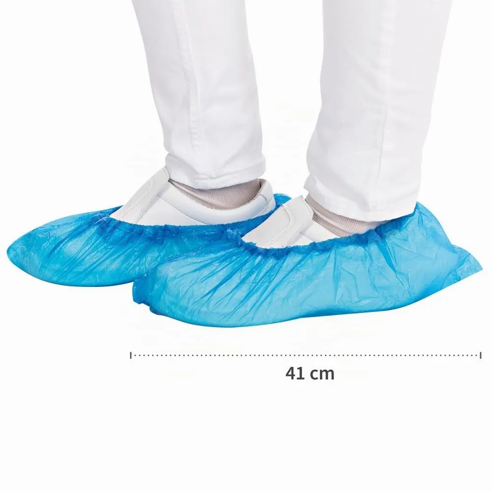 Hygostar Schuhüberzieher universal blau 200 Stück wasserdicht