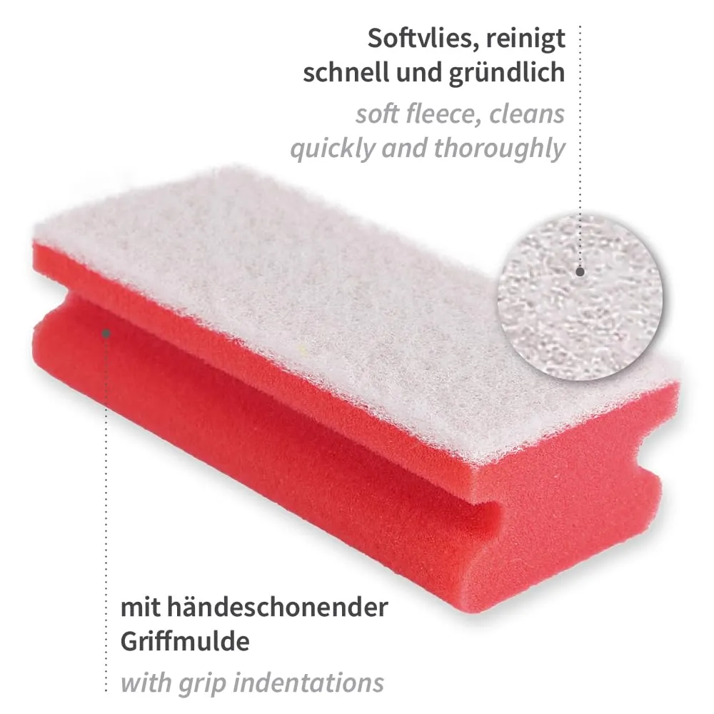 Franz Mensch Hygostar Padschwämme rot 15x7 cm 100 Stück