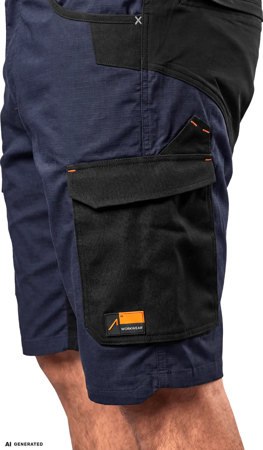 ACE Constructor Hybrid-Arbeitsshorts Schwarz 50 Stretch