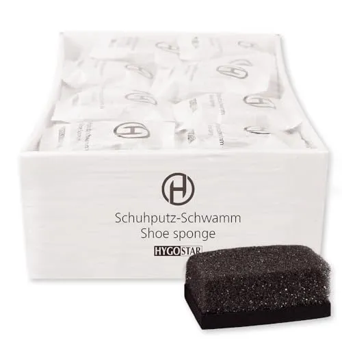 Franz Mensch Hygostar Schuhputzschwamm 1000St PET schwarz