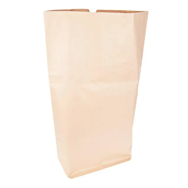NatureStar Papiermüllsack 240 l braun 50 Stück Kraftpapier